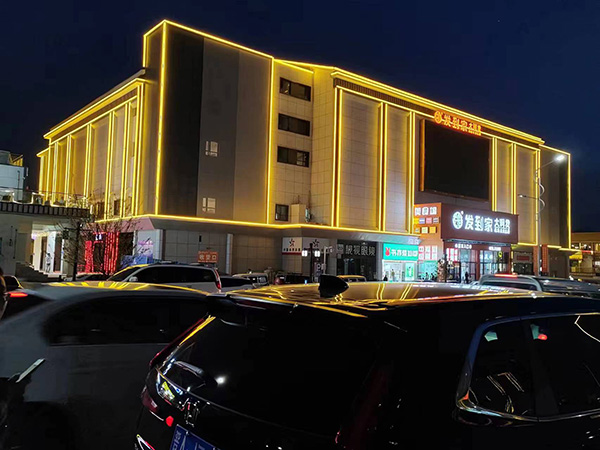 巴音郭楞楼体亮化